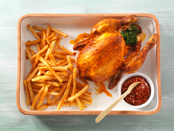 Full Chicken and Chips